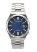 Citizen Tsuyosa Automatic Dark Blue Dial Silver Steel Strap Watch For Men - NJ0151-88L