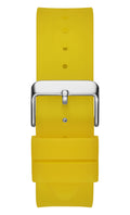 Guess Phoenix Multi Function Black Dial Yellow Rubber Strap Watch for Men - GW0203G6