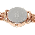 Coach Delancey White Dial Rose Gold Steel Strap Watch for Women - 14502479