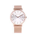 Coach Perry Silver Dial Rose Gold Mesh Bracelet Watch for Women - 14503386