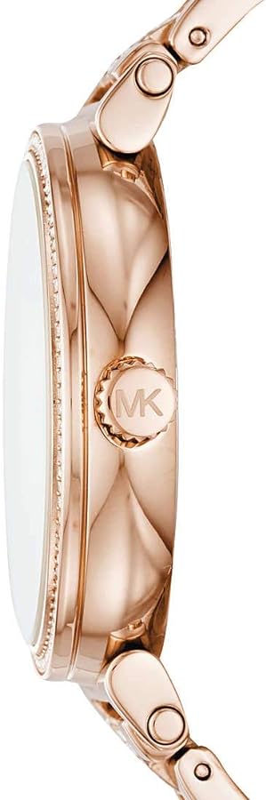 Michael Kors Sofie Quartz Rose Gold Dial Rose Gold Steel Strap Watch For Women - MK3882