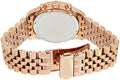 Michael Kors Lexington Purple Dial Rose Gold Steel Strap Watch For Women - MK6207