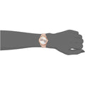 Michael Kors Hartman Analog White Dial Rose Gold Steel Strap Watch For Women - MK3673