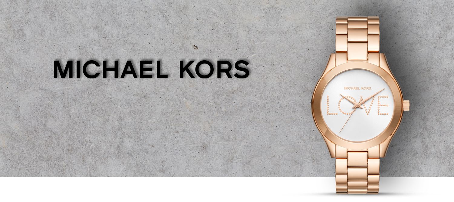 Michael Kors Slim Runway White Dial Rose Gold Steel Strap Watch For Women - MK3804