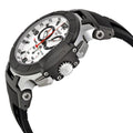 Tissot T Race Chronograph White Dial Black Rubber Strap Watch for Men - T048.417.27.037.00