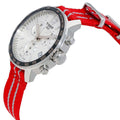 Tissot Quickster Chronograph NBA Houston Rockets Special Edition White Dial Two Tone NATO Strap Watch for Men - T095.417.17.037.12