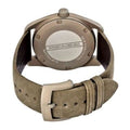 Emporio Armani Sportivo Quartz Silver Dial Brown Leather Strap Watch For Men - AR6079