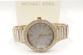 Michael Kors Kerry Quartz Gold Dial Gold Steel Strap Watch For Women - MK3360