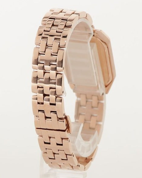 Emporio Armani Gioia Quartz Mother of Pearl Dial Rose Gold Steel Strap Watch For Women - AR11389