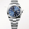 Rolex Datejust 41 Oyster Blue Dial Oystersteel Strap Watch for Men - M126300-0001