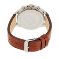 Tommy Hilfiger Dean Quartz Multifunction White Dial Brown Leather Strap Watch for Men - 1791274