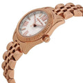 Michael Kors Lexington Quartz White Dial Rose Gold Steel Strap Watch For Women - MK3230