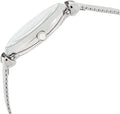 Emporio Armani Gianni T-Bar Quartz Mother of Pearl Dial Silver Mesh Bracelet Watch For Women - AR11319