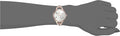 Emporio Armani Aurora Quartz Silver Dial Gold Steel Strap Watch For Women - AR11108