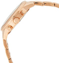 Guess Mini Sunrise Chronograph Quartz Rose Gold Dial Rose Gold Steel Strap Watch For Women - W0448L3