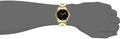 Guess Classic Diamonds Black Dial Gold Steel Strap Watch for Men - W0416G2