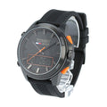 Tommy Hilfiger Jeans Analog Black Dial Black Silicone Strap Watch For Men - 1791763