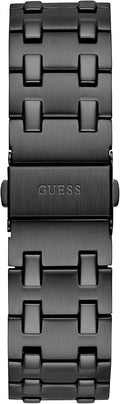 Guess Asset Quartz Black Dial Black Steel Strap Watch For Men - GW0575G3