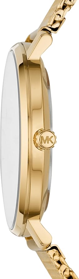 Michael Kors Pyper Quartz Gold Dial Gold Mesh Strap Watch For Women - MK4339