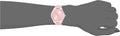 Michael Kors Slim Runway Pink Dial Pink Steel Strap Watch For Women - MK4456