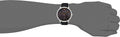 Emporio Armani Modern Slim Quartz Grey Dial Black Leather Strap Watch For Men - AR11162