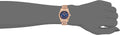 Michael Kors Lexington Quartz Blue Dial Rose Gold Steel Strap Watch For Women - MK3272