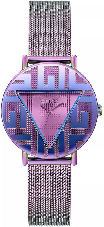 Guess Iconic Quartz Multicolor Dial Multicolor Mesh Bracelet Watch For Women - GW0479L1