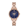 Michael Kors Sofie Analog Quartz Blue Dial Rose Gold Steel Strap Watch For Women - MK3971