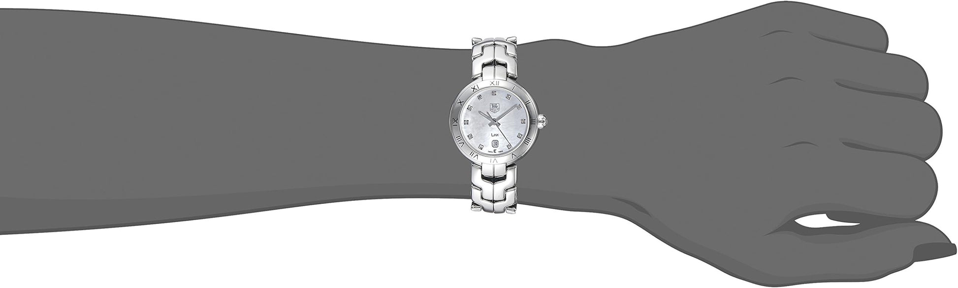 Tag Heuer Link Diamonds Mother of Pearl Dial Silver Steel Strap Watch for Women -  WAT1417.BA0954