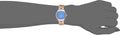 Michael Kors Slim Runway Quartz Blue Dial Rose Gold Steel Strap Watch For Women - MK3494