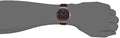 Guess Rigor Analog Black Dial Black Leather Strap Watch For Men - W0040G5