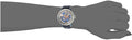 Fossil Boyfriend Skeleton Blue Dial Blue Leather Strap Watch for Women - ME3136