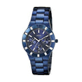 Guess Glisten Analog Blue Dial Blue Steel Strap Watch for Women - W0027L3