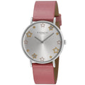 Coach Perry White Dial Pink Leather Strap Watch for Women - 14503243