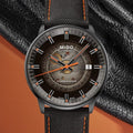 Mido Commander Automatic Gradient Black Dial Black Nylon Strap Watch For Men - M021.407.37.411.00