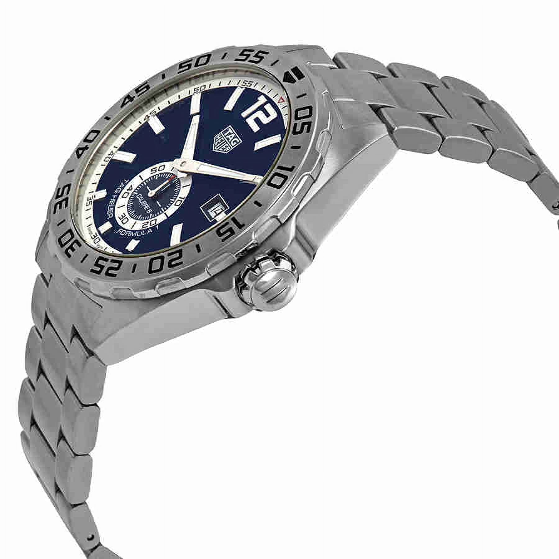 Tag Heuer Formula 1 Calibre 6 Automatic Blue Dial Silver Steel Strap Watch for Men - WAZ2014.BA0842