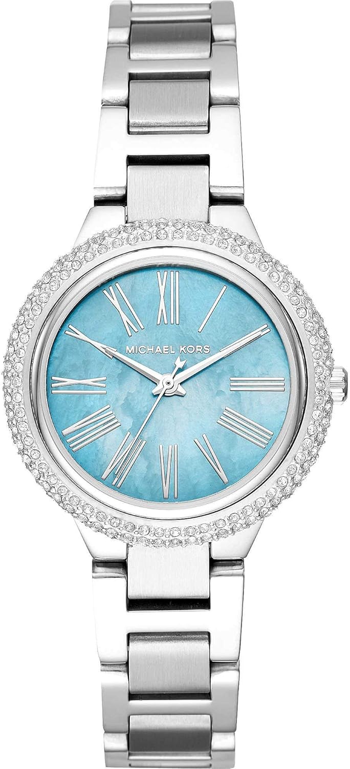 Michael Kors Taryn Quartz Blue Dial Blue Steel Strap Watch For Women - MK6563