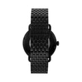 Emporio Armani Automatic Multifunction Black Dial Black Mesh Bracelet Watch For Men - AR60025