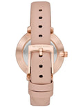 Michael Kors Pyper Analog White Dial Pink Leather Strap Watch For Women - MK2803