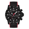 Tissot Supersport Chrono Giro D'Italia Black Dial Black Nylon Strap Watch for Men - T125.617.37.051.00