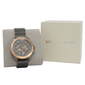 Michael Kors Brecken Chronograph Grey Dial Silver Mesh Strap Watch For Men - MK8868