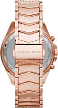 Michael Kors Whitney Chronograph Rose Gold Dial Rose Gold Steel Strap Watch For Women - MK6730