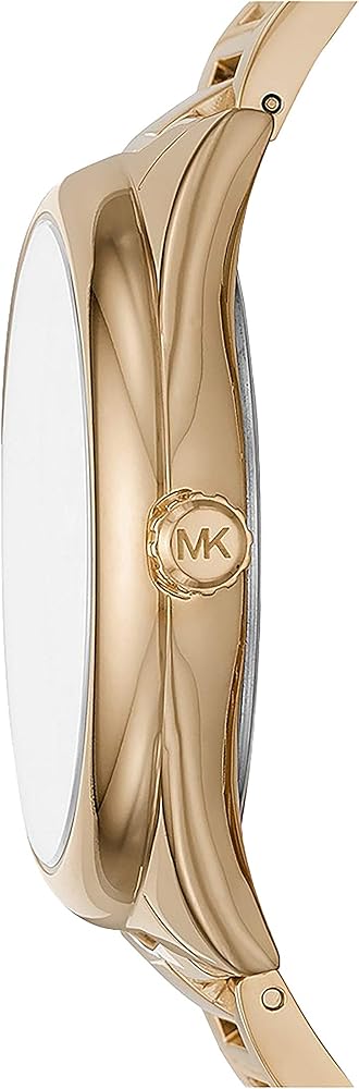 Michael Kors Janelle Gold Dial Gold Steel Strap Watch For Women - MK7086