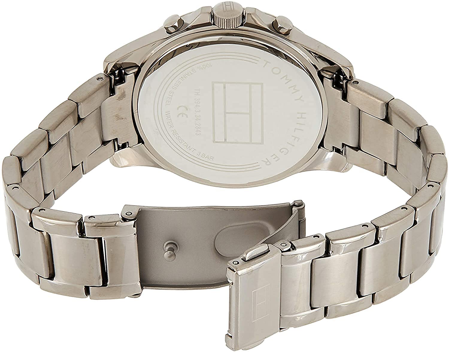 Tommy Hilfiger Haven Chronograph Quartz Grey Dial Grey Steel Strap Watch For Women - 1782196