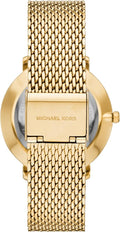 Michael Kors Pyper Quartz Gold Dial Gold Mesh Strap Watch For Women - MK4339