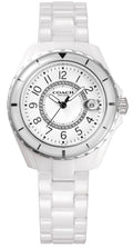 Coach Preston White Dial White Steel Strap Watch for Women - 14503462