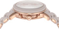 Michael Kors Runway Chronograph Grey Dial Grey Silicone Strap Watch For Women - MK7386