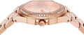 Michael Kors Lennox Quartz Rose Gold Dial Rose Gold Steel Strap Watch For Women - MK7405