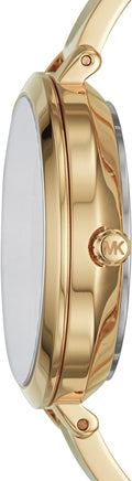 Michael Kors Jaryn Quartz Gold Dial Gold Steel Strap Watch For Women - MK3734