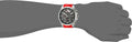 Tommy Hilfiger Decker Quartz Black Dial Red Rubber Strap Watch for Men - 1791351